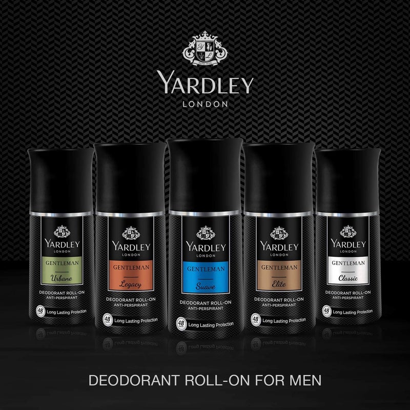 Yardley مزيل العرق رول أون ياردلي لندن جنتلمان إليت - 50 مل - Image 4